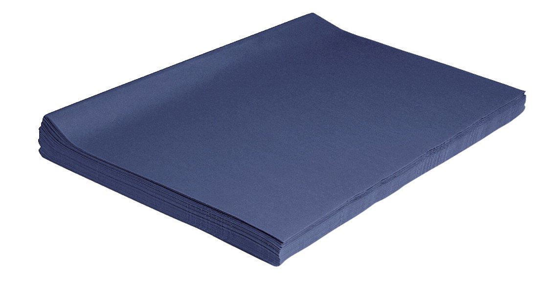 Spectra Deluxe Bleeding Tissue Paper, 20 x 30 Inches, Medium Blue, Pack of 24