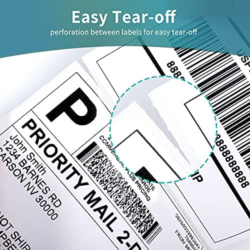 Étiquettes d'expédition pour l'adresse USPS Amazon FedEx avec format thermique direct 4x6