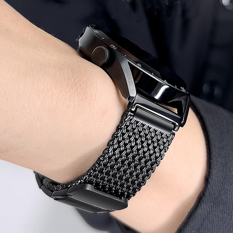 Bande magnétique de 22 mm pour la Montre GT 4 3 Pro 46mm 2e Bracelet en Acier Inoxydable Ultime