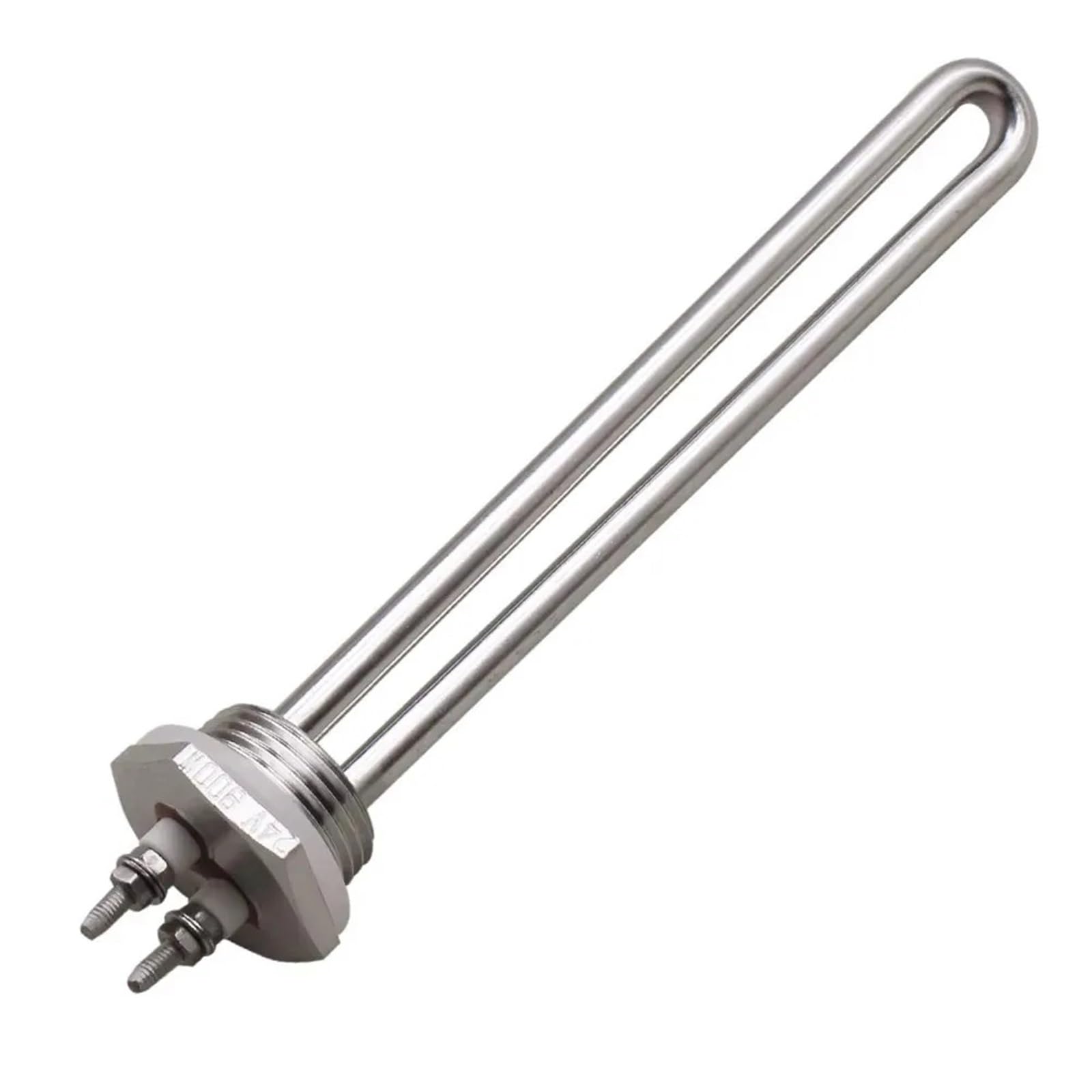 24V 900W DC Warmwasserbereiter 304 Edelstahl 1 Zoll Heizelement Tauchrohr 1St(Grey)