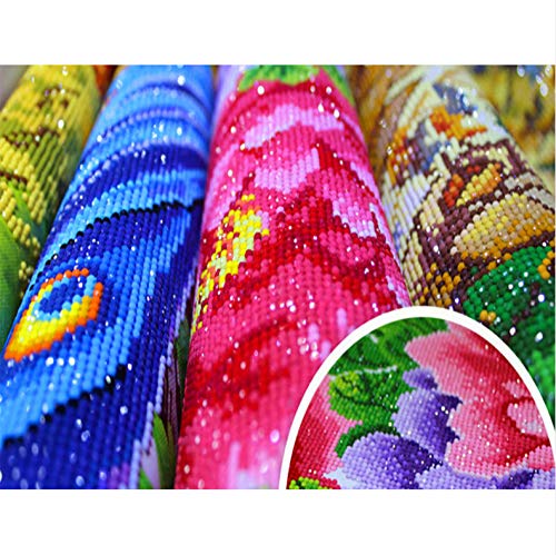 WEASYYDS Arte De Diamantes 5D Para Adultos Y Niños, Kit De Pintura De Diamantes De Mariposa Con Burbujas Y Mariposas, Kit De Pintura De Gemas De Taladro Completo, Puntos De Diamante