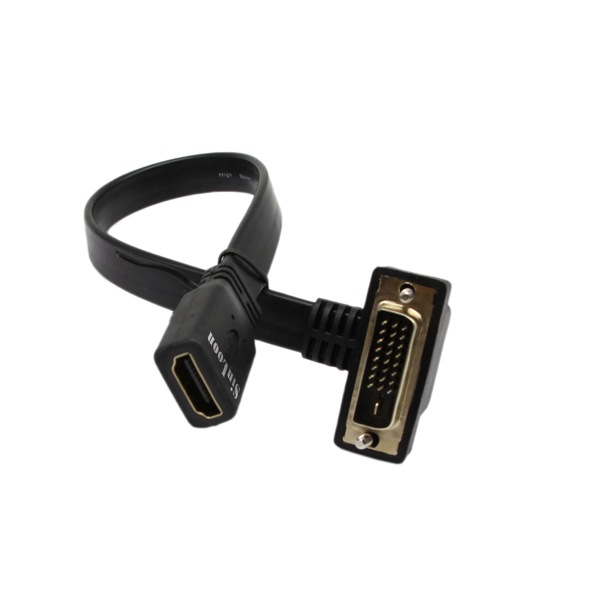Amazon.com: SinLoon DVI to HDMI Cable Gold-Plated 90 Degree Angle