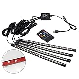 Spezifikation: Es gibt 7 Arten von Beleuchtungsfarben; 2 Jump-Modi und 2 Fade-Modi (3 dynamische Lichtfarben und 7 statische Lichtfarben ändern sich); Flexibel, ultradünn, lässt sich leicht zwischen die Lücke einbauen und ist praktisch unsichtbar.