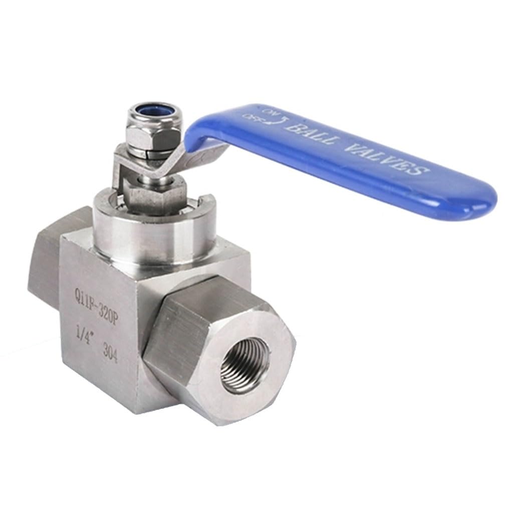 valvola a sfera, valvola a sfera in acciaio inox, Valvola a sfera ad alta pressione in acciaio inossidabile da 1 pezzo, valvola a sfera con filettatura femmina G1/4 3/8 1/2 3/4, resistenza alla pressi