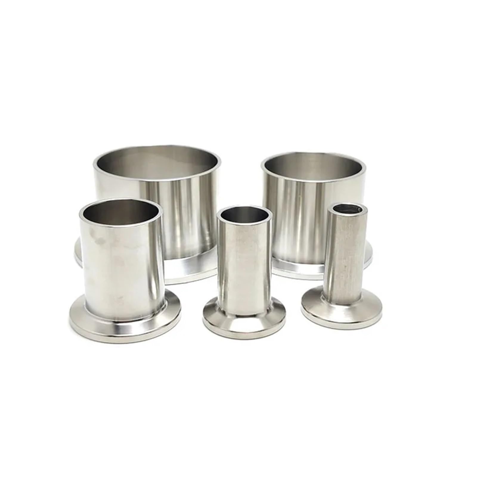 Revive Furniture Stal nierdzewna 304 20 mm 30 mm 40 mm 50 mm KF10 KF16 KF25 KF40 KF50 Tuleja spawana złączka próżniowa do rur Tri Clamp(KF40,Length 80mm)