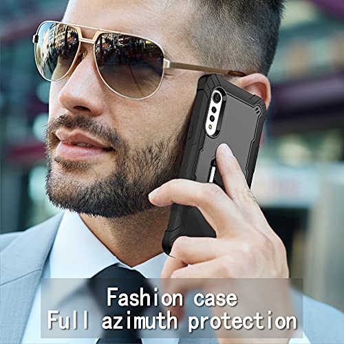 Icover Lg Velvet Case, Heavy Duty Rugged Military Shockproof Case Dual Layer Hybrid Pc + Silicone Case Built-In Kickstand For Lg Velvet 5G 2020 (Black) #TOP6