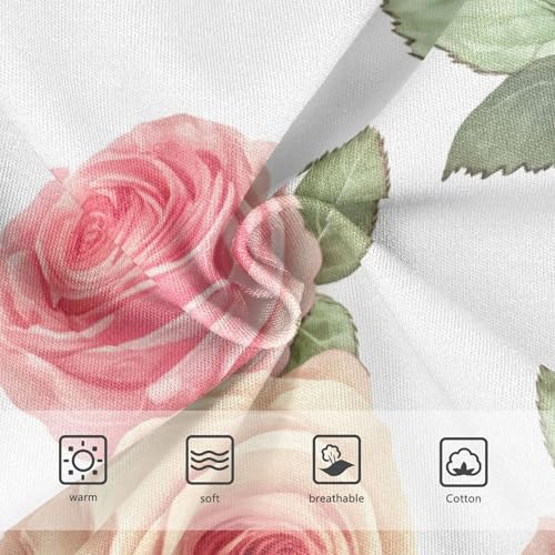 Stylish Girls Underwear Toddlers 2t Cotton Panties for Girl Soft Pink Rose Flowers Undies Kids Briefs3