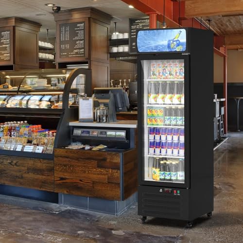 Image of IDEALHOUSE Commercial Display Refrigerator 11.3 Cu.ft