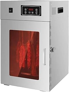 Commercial Food Dryer, Rotary Meat Dryer, Meat Curing Chamber Box Food Dehydrator and Drying Cabinet, with 0~24 Hours Digital Time Control