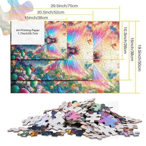Puzzle Princesa de Hadas de 1000 piezas y 70x50 cm para entretenimiento de adultos 6