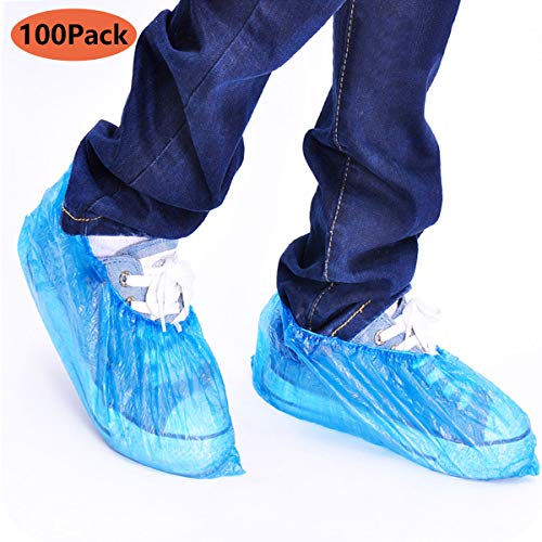 Shoes Covers, Disposable Shoes booties Covers, Booties Disposable Waterproof Slip Resistant Shoes Booties 100 Pack (50 Pairs)