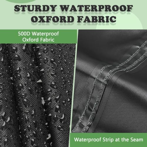 Cubierta de arenero resistente e impermeable con sujeción antiviento para piscinas de exterior 4