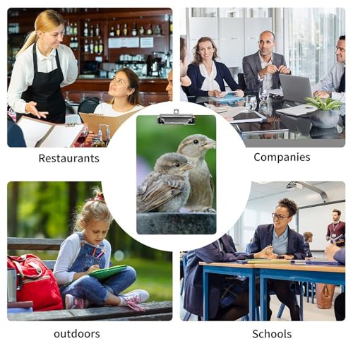 Planchettes à pince A4 oiseaux avec support rigide pour restaurant