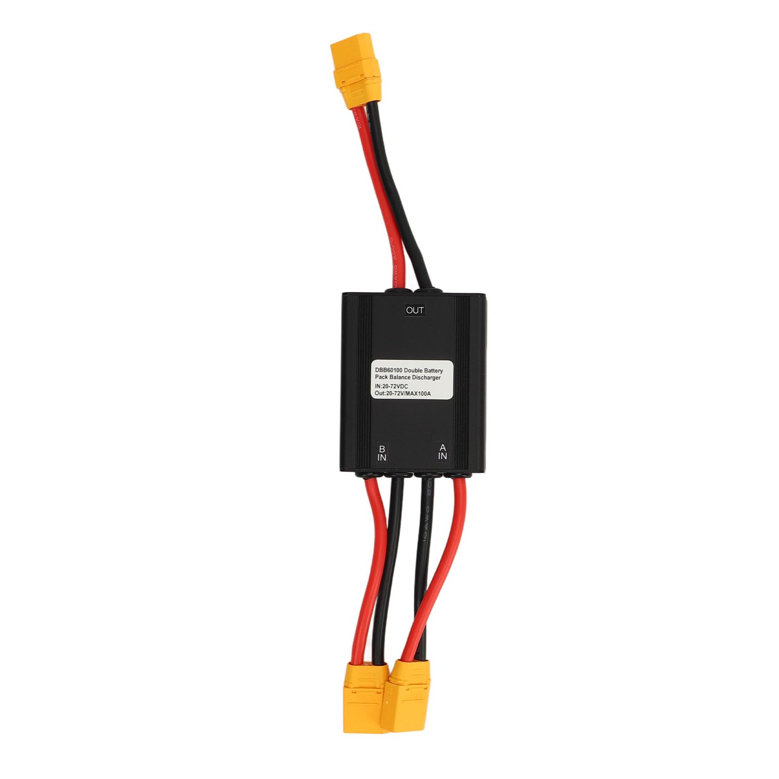 KIMISS Convertidor de Descarga de Batería Doble de Bicicleta Eléctrica 20V-72V Dual Batería Paralela Adaptador de Módulo Paralelo para un Rendimiento Mejorado y una Capacidad de Control (100A)