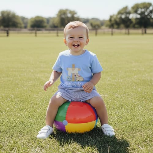 Image of Kavousa Toddler Boy Easter Outfit Baby Boy Bunny Short Sleeve T Shirt And Shorts Set 2 Piece Spring Summer Clothes