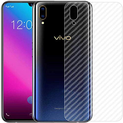 Image of Compatible with Vivo Y91 Back Screen Protective Film Carbon Fiber Skin Transparent Screen Guard Sticker