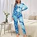 TVUGHGI Glowing Jellyfish Onesie Pajamas for Adults Long Sleeve Fashion One-Piece Cosplay Party Hooded Zip-up Homewears S