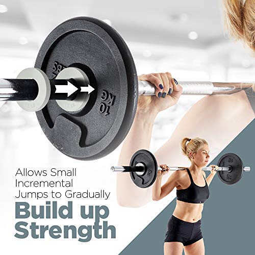 Logest Fractional Olympic Plates Pair Of - 0.25 Lb - 0.50 Lb - 0.75 Lb - 1 Lb Fractional Weight Plates Designed For Olympic Barbells For Strength Training And Micro Plates Weight Plates 4 Sets #TOP2