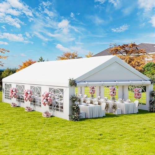 DWVO 20x30ft Party Tent Outdoor Heavy Duty Wedding Event Shelters