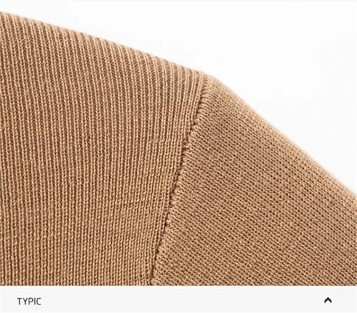 Men's Imitation Wool Thickened Warm Anti-Pilling Solid Color Daily Wool Sweater2