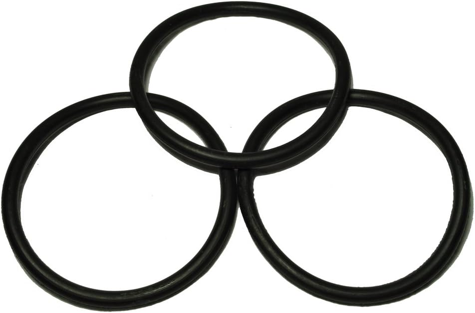 Eureka Upright Round Vacuum Cleaner Belt, Designed to fit 1400 Series and All Uprights Where The Belt Rides in The Center of The brushroll, 3 Belts in Pack
