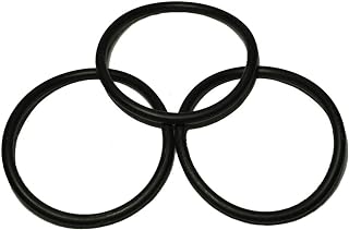 Eureka Upright Round Vacuum Cleaner Belt, Designed to fit 1400 Series and All Uprights Where The Belt Rides in The Center of The brushroll, 3 Belts in Pack