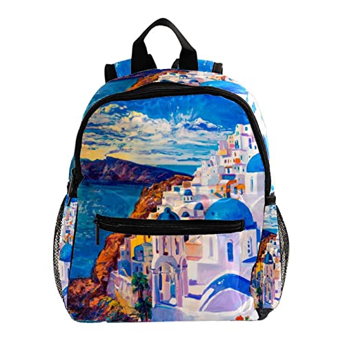 Sac à dos pour garçons et filles léger de 30,5 cm avec motif plantes