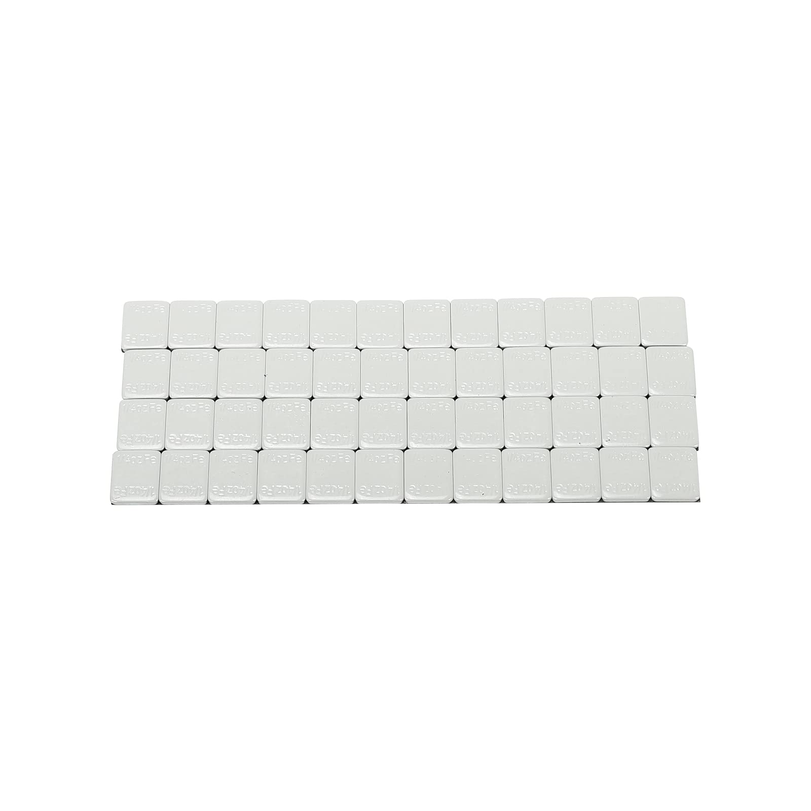 Pesi per pneumatici da incollare (720 pezzi), 1/4 once, 7,1 g, Big Box 720 ct, scatola da 12 strisce, colore grigio, ricambio per auto, camion, SUV, moto