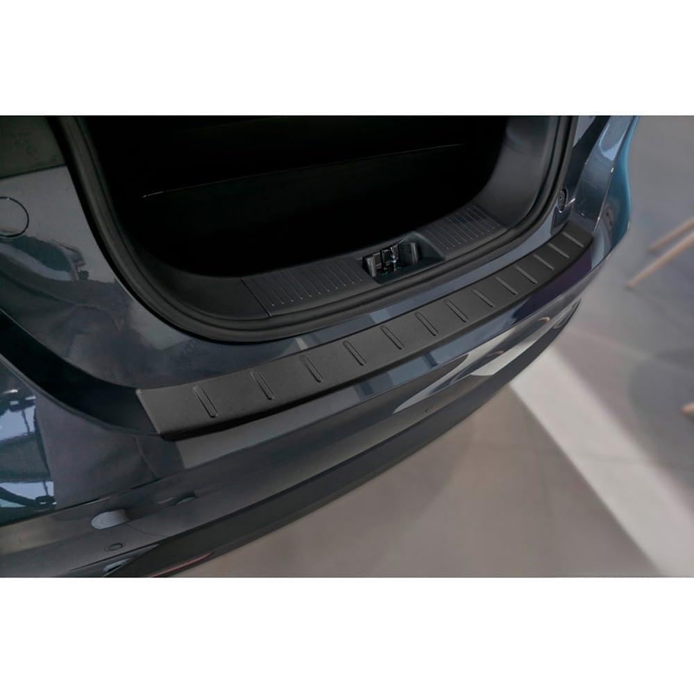 Avisa Stainless Steel Rear Bumper Protector compatible with Leapmotor T03 2024- - Matt Black