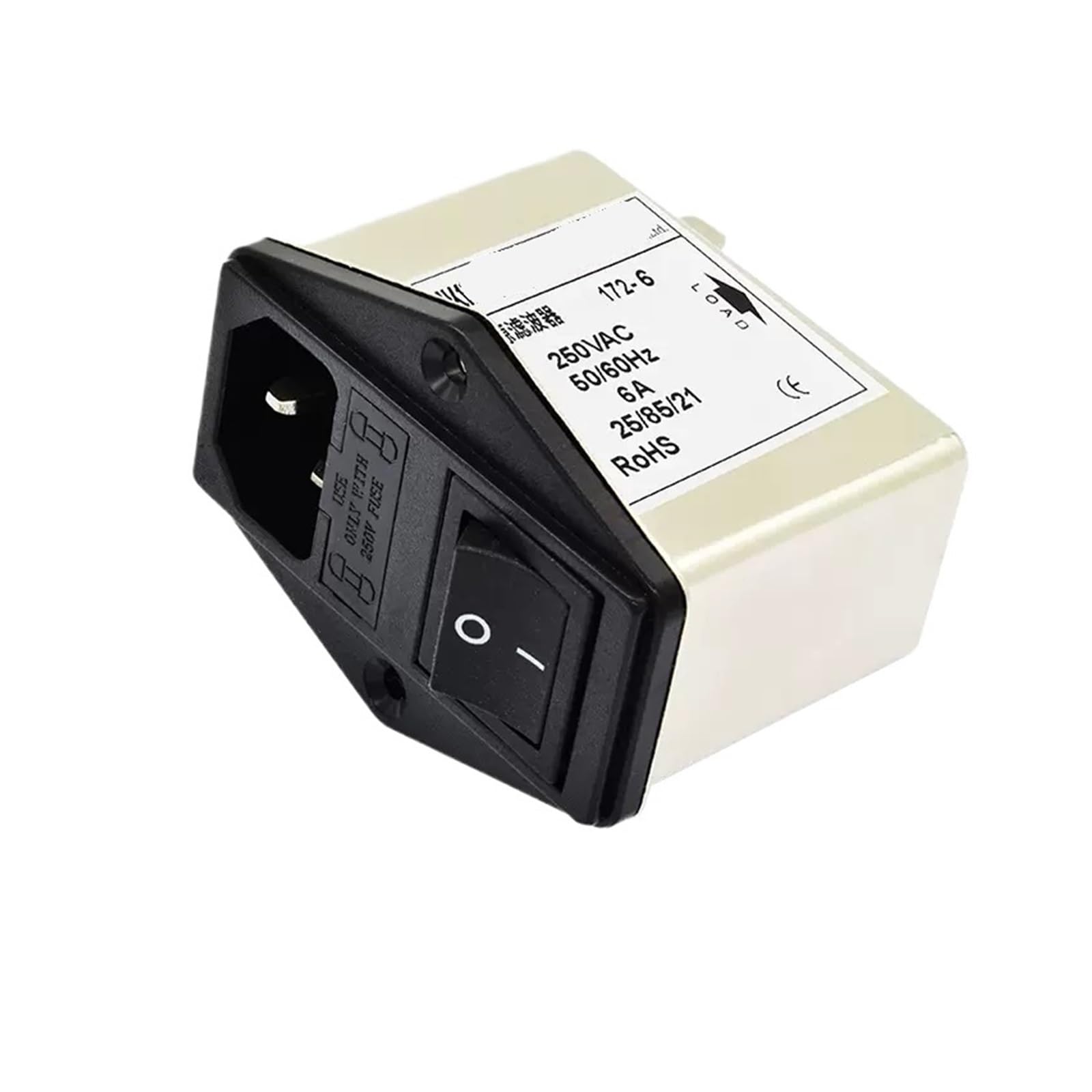 Filtro de potencia YB172-6A para solucionar ruidos eléctricos en 250V
