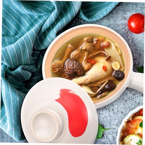 Pot en céramique conservation chaleur casserole terre cuite - 8
