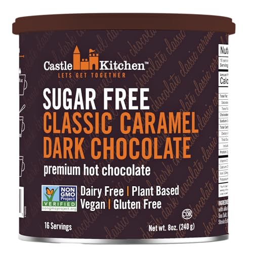 Castle Kitchen Sugar-Free Caramel Dark Hot Chocolate Mix
