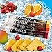 SHIELD Electrolyte Healthy Freeze Pops (3fl.oz) Variety of Natural Flavors from Real Fruit, Clear No Dyes No Artificial Sweeteners, Great Tasting Electrolyte Hydration (36 count)