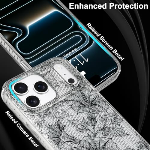 Coque antichoc de qualité militaire pour iPhone 17 Pro Max transparente