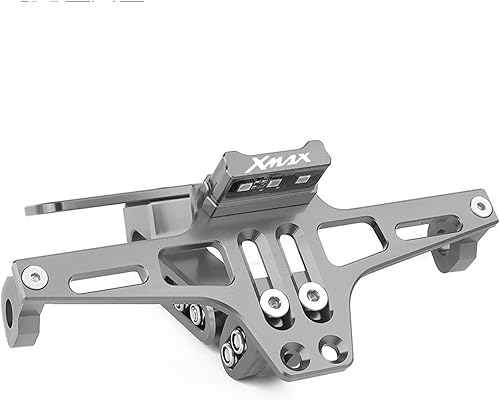 Miniatura 6 de Marco de matrícula de matrícula de aluminio CNC para motocicleta Yamaha para XMAX 125250300400 matrícula de registro (color dorado)