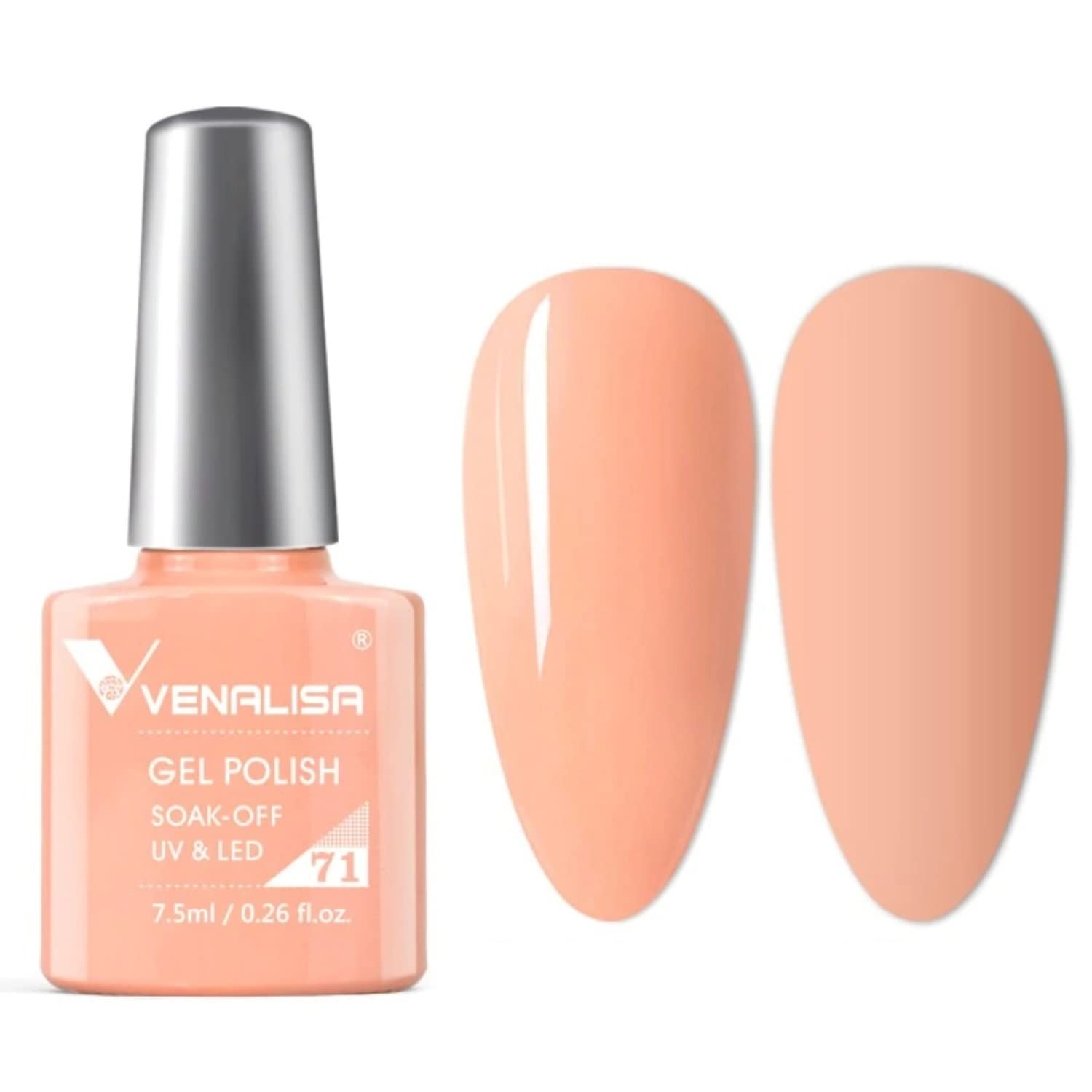 venalisa 7.5ml #71 gel nail polish soak off uv led nail gel polish nail art starter manicure salon uv gel polish need uv light to cure
