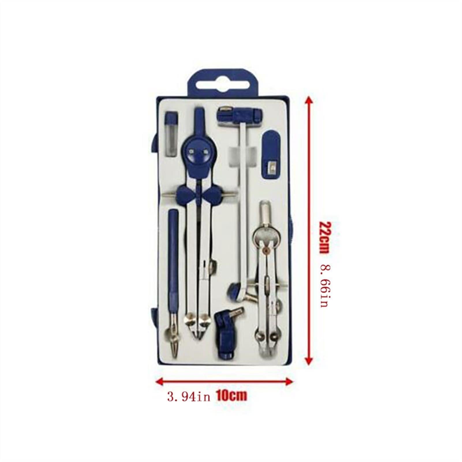 Math Compass Compass Ensemble de dessin professionnel haute précision en métal Compass Pencil Compass Drawing Set Office Stationery Compass Indexer Compass School (Color : A) (A)