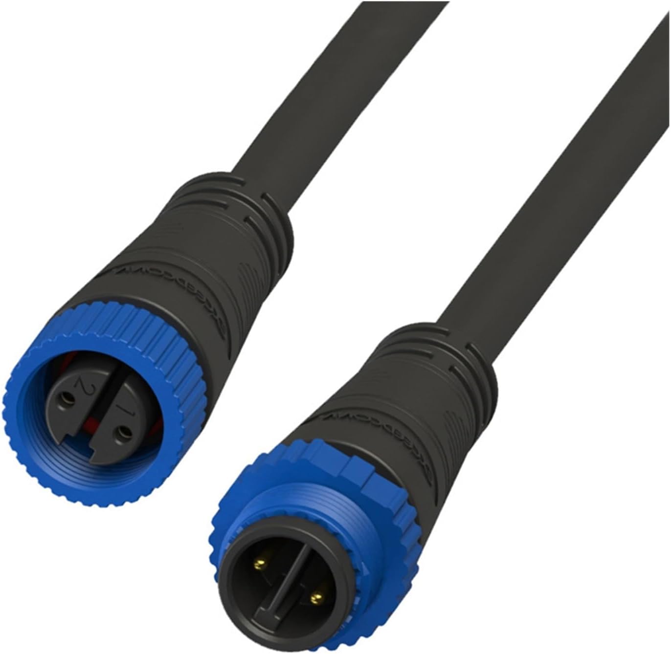 10pcs/Set CSA Waterproof IP67 M15 2 Pin Male Female Cable Connector Automotive Plug-in LED Boat(S3M00)