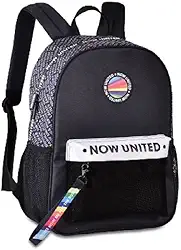 Mochila De Costa Escolar Oficial Now United Preto