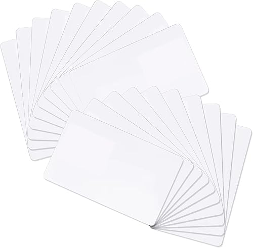 Paquete de 10 tarjetas de PVC en blanco de alta calidad CR80 de 30 mil tarjetas de plástico blanco de calidad gráfica para impresoras de tarjetas