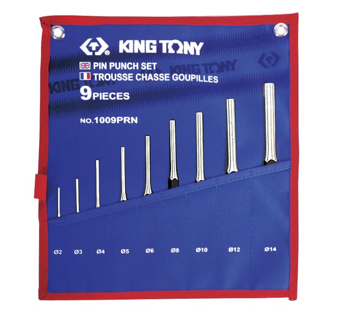 JEU DE CHASSE GOUPILLES KING TONY 9 PIECES DE 2 à 14 mm PRO