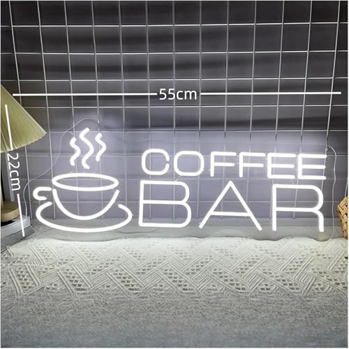 Enseignes lumineuses au néon pour café bar déco murale panneau