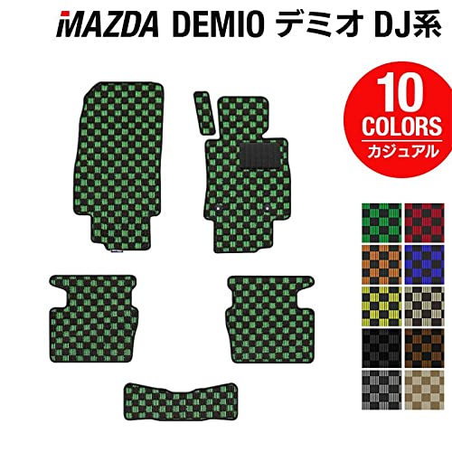 Amazon | Hotfield マツダ 互換品 デミオ DJ系 フロアマット チェック