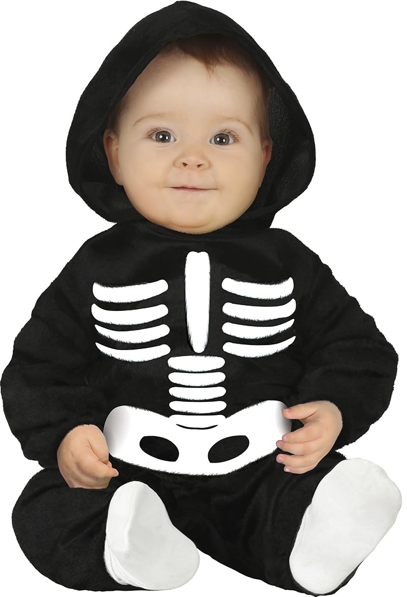 FIESTAS GUIRCA Babies Hooded Skeleton Costume
