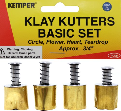 Kemper Clay Cutters Set of 5 Teardrop Shapes