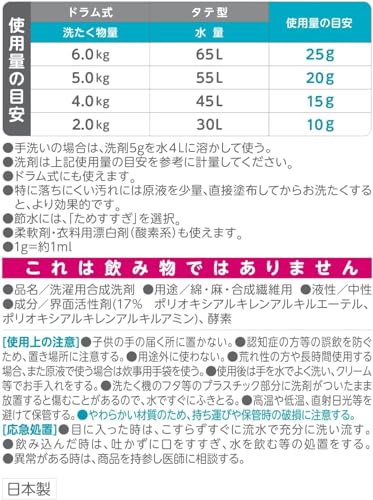 NSファーファ・ジャパン『フリーアンド超コンパクト液体洗剤無香料』