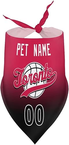 Miniatura 178 de Bandana personalizada para perro de baloncesto para perro, bufanda para mascotas, color del equipo con nombre y número de nombre, regalos