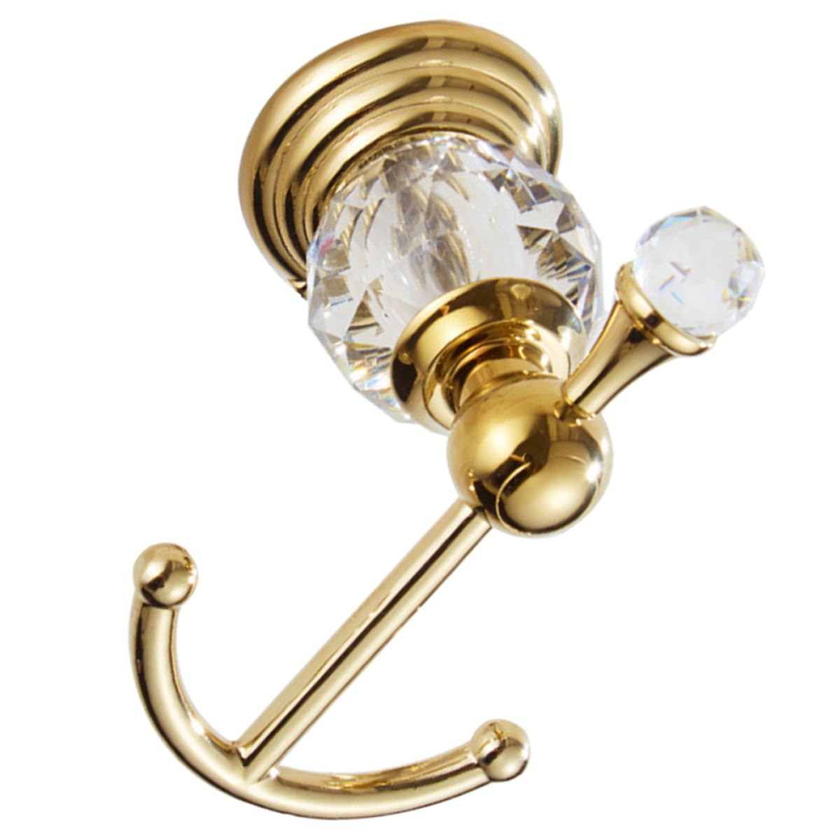 Angoily Gancho de Pared Dorado Resistente Superficie Lisa de Acero Inoxidable para Toallas y Batas Adecuado para Baño y Dormitorio Moderno