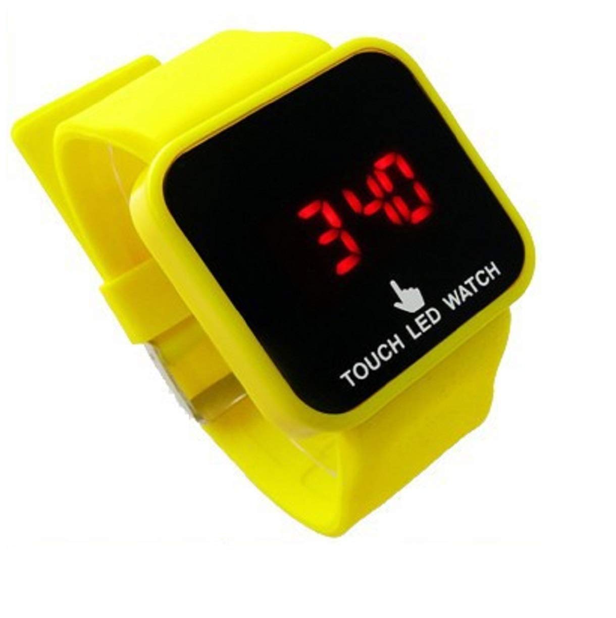 Sooms Square Touch Screen Led Digital Watch for Kids (Yellow) (B08RJ8YSBY) Amazon Price History, Amazon Price Tracker