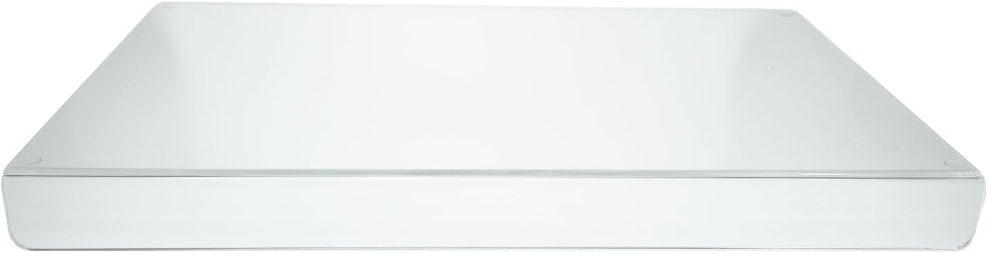 Lowest Price Source One Premium Clear Acrylic Counter Top Cutting Board 15 x 15 & 16 x 18 Inches Available w 2 Inch Lip (16 x 18)
